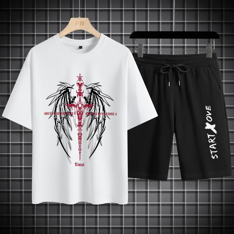 Summer Clothing Outfits - 1pcs Men's t-shirt Sets 2026 Spring/Summer