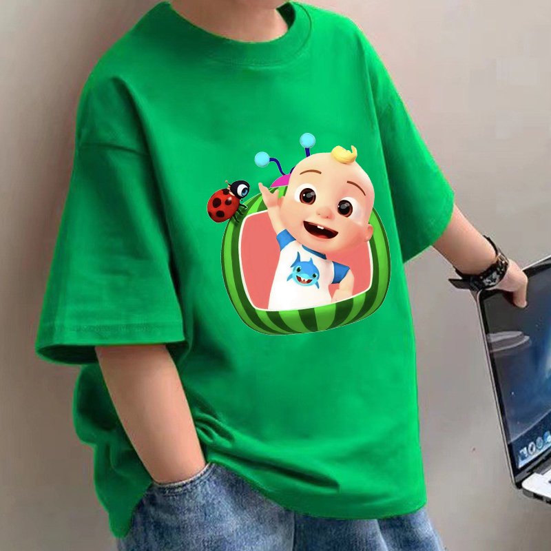 Summer Clothing For Baby Boy - Cocomelons Baby T-Shirts Anime Cotton Short