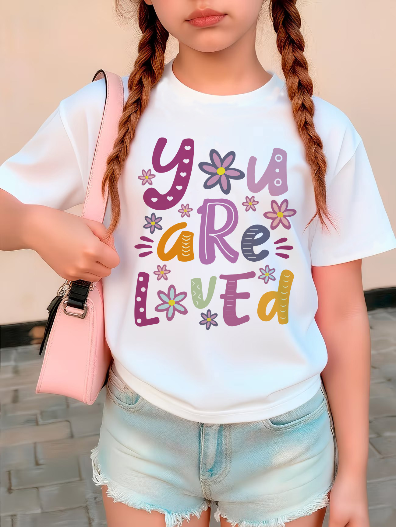Summer Loving Kids Clothing - You Are Love Letter Design T-Shirt