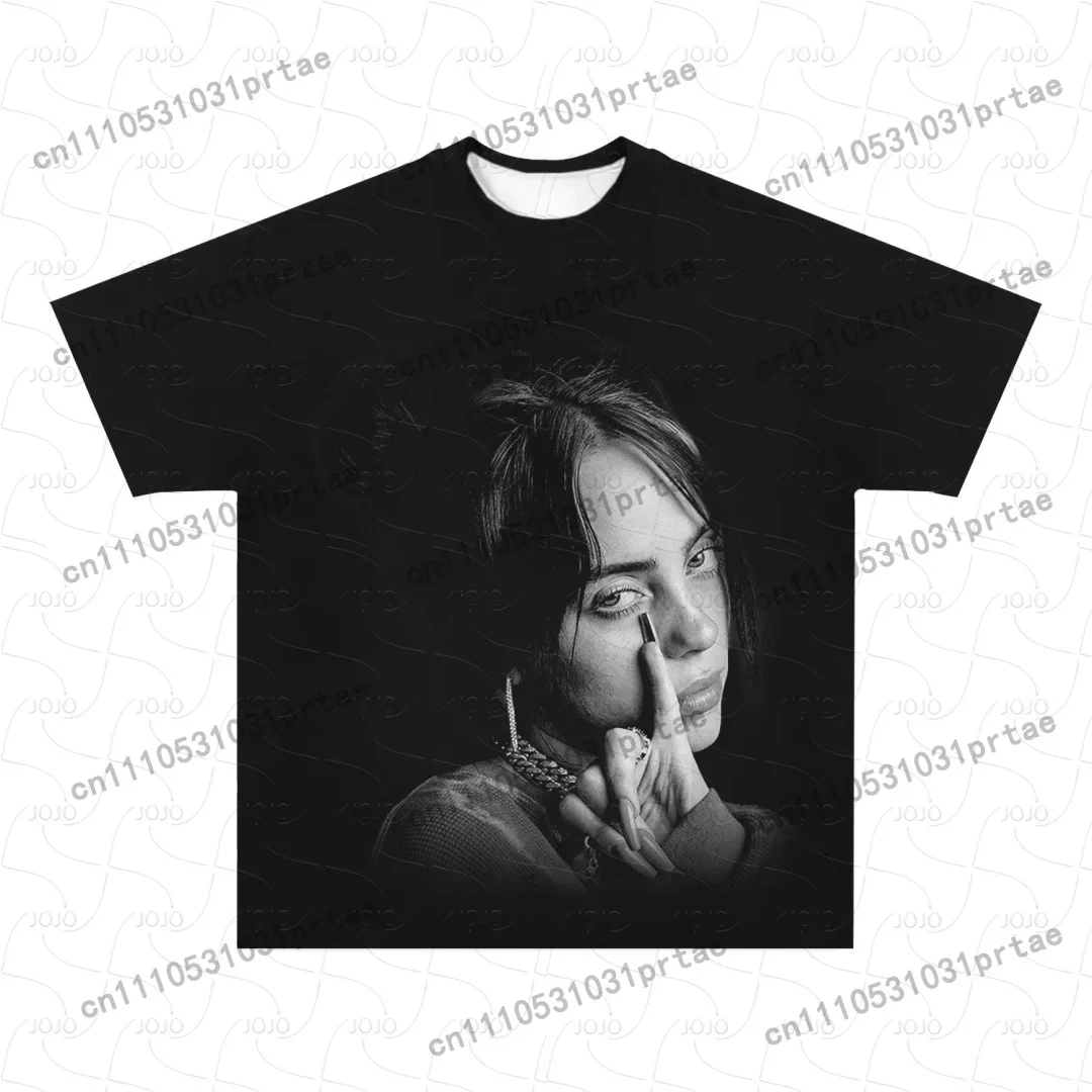 Billie Eilish Retro Pattern T- - огляд і ціна Summer Clothing Styles Men
