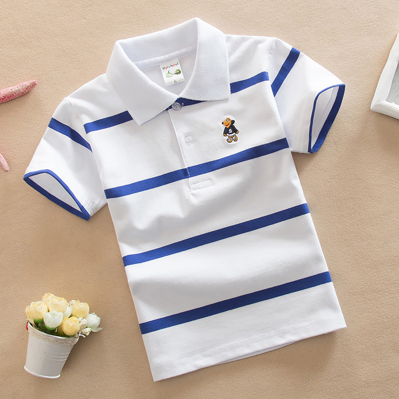 Summer Boys Polo Shirts Short  - огляд і ціна Summer Clothing For Baby Boy