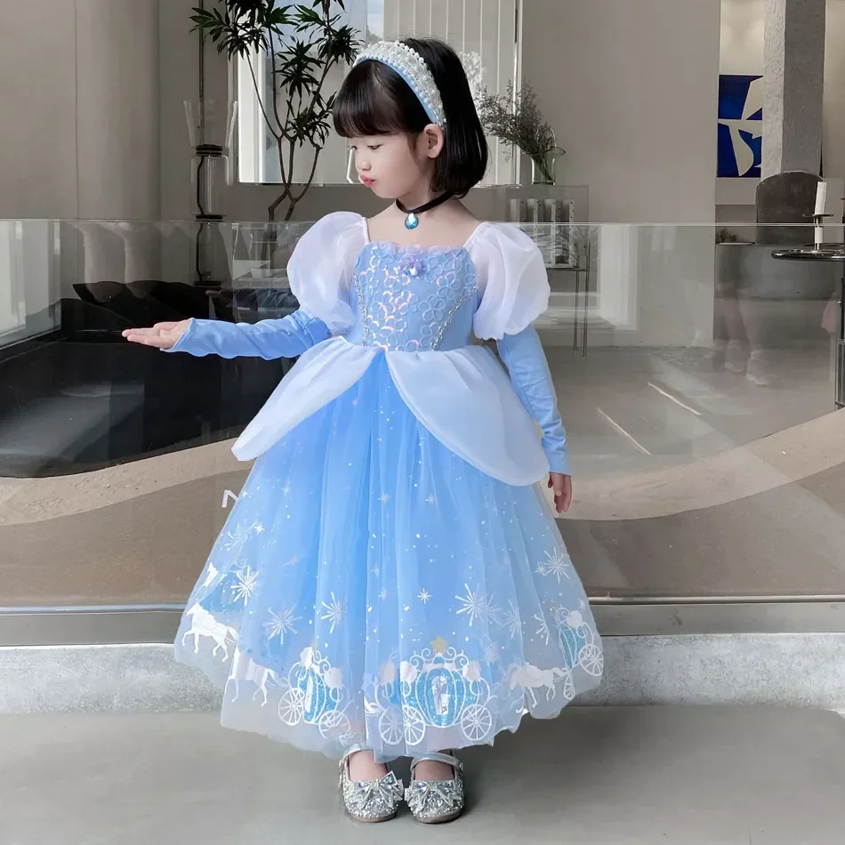 Cinderella Princess Cosplay Dr - огляд і ціна Summer Kids Clothing
