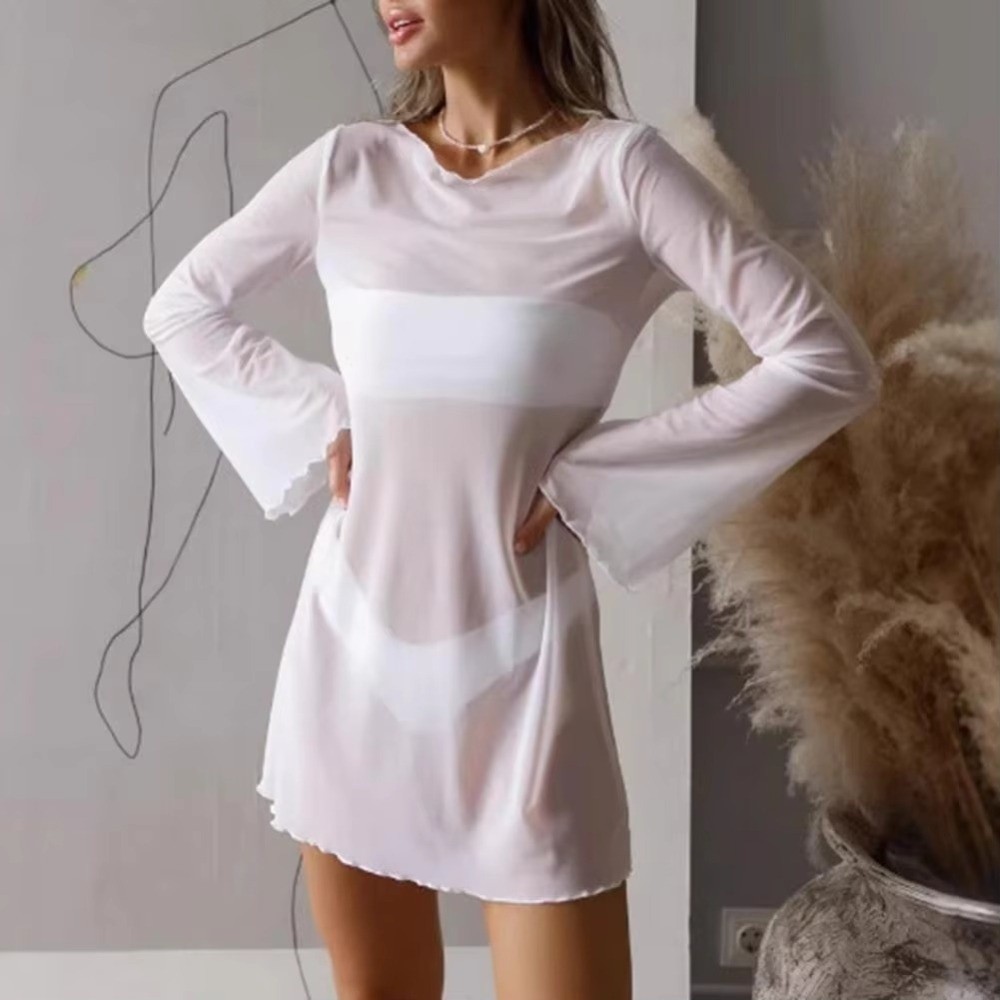 Summer Sheer Mesh Swimsuit Cov - огляд і ціна Swim Cover Up Mesh