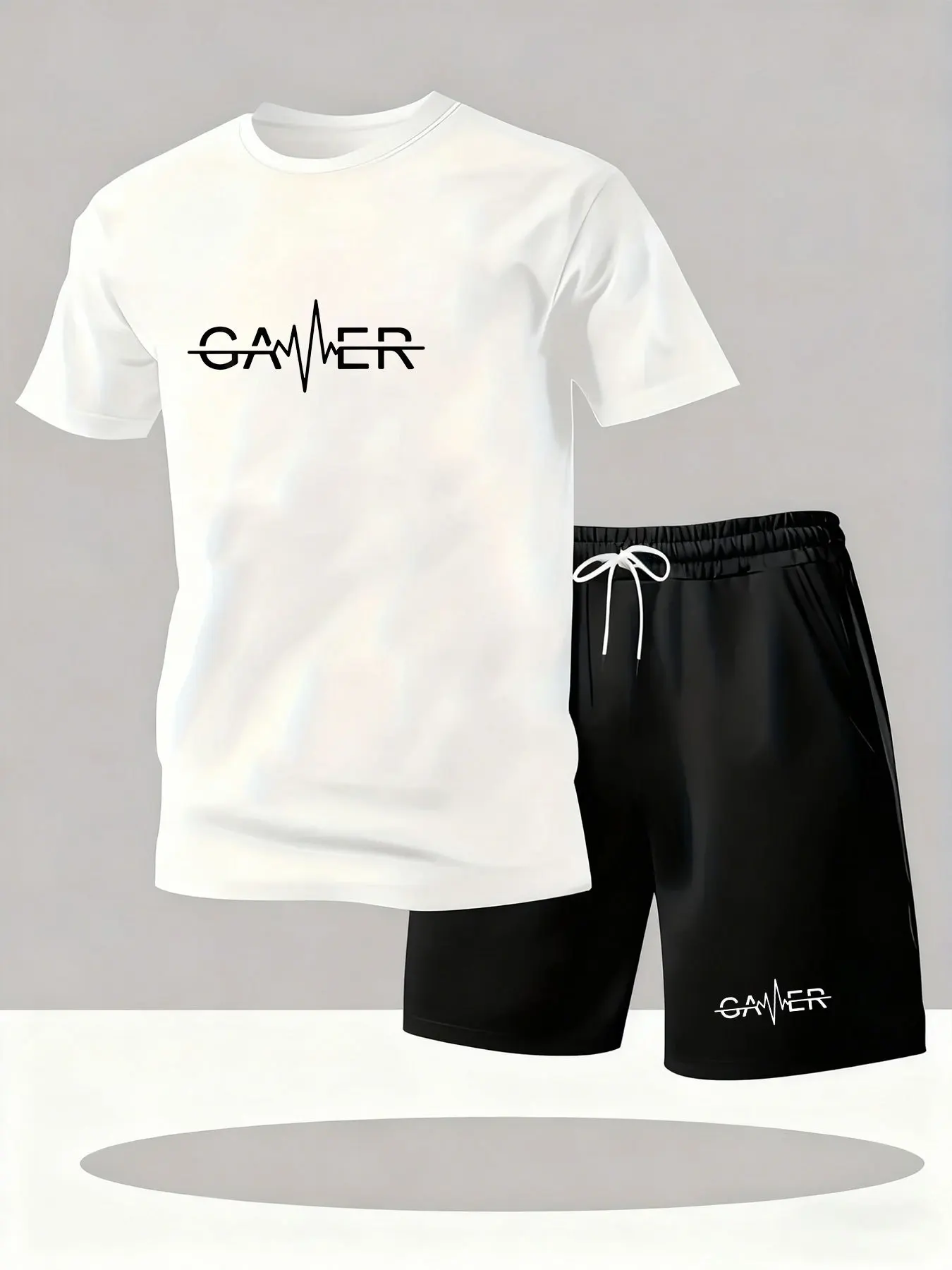 Men Summer 2 Piece Outfit Crew - огляд і ціна Summer Clothing Outfits