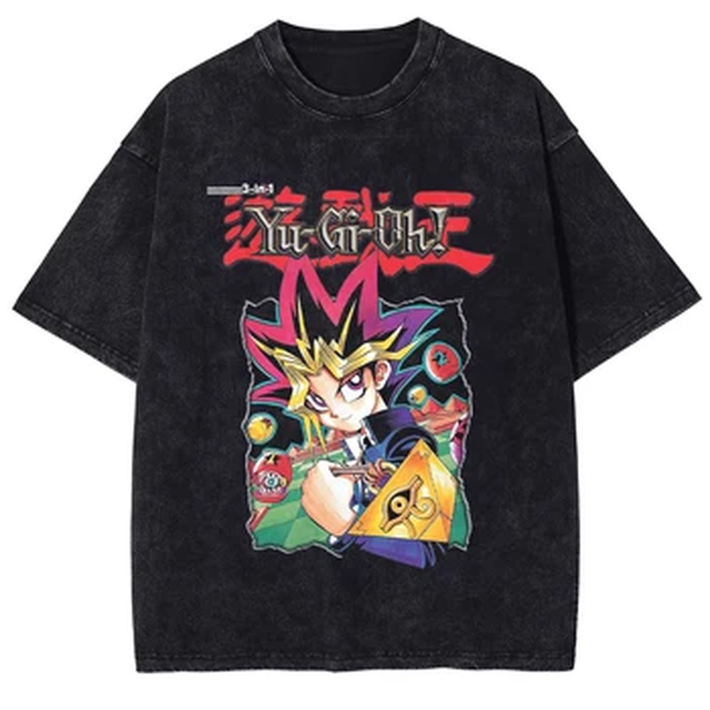 Yu Gi Oh Anime Print T-shirt Y - огляд і ціна Summer Clothing Italy