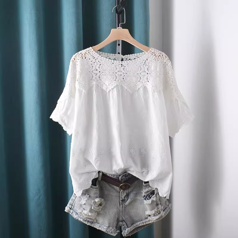2026 Hollow Out Lace Patchwork - огляд і ціна Japan Summer Clothing Women