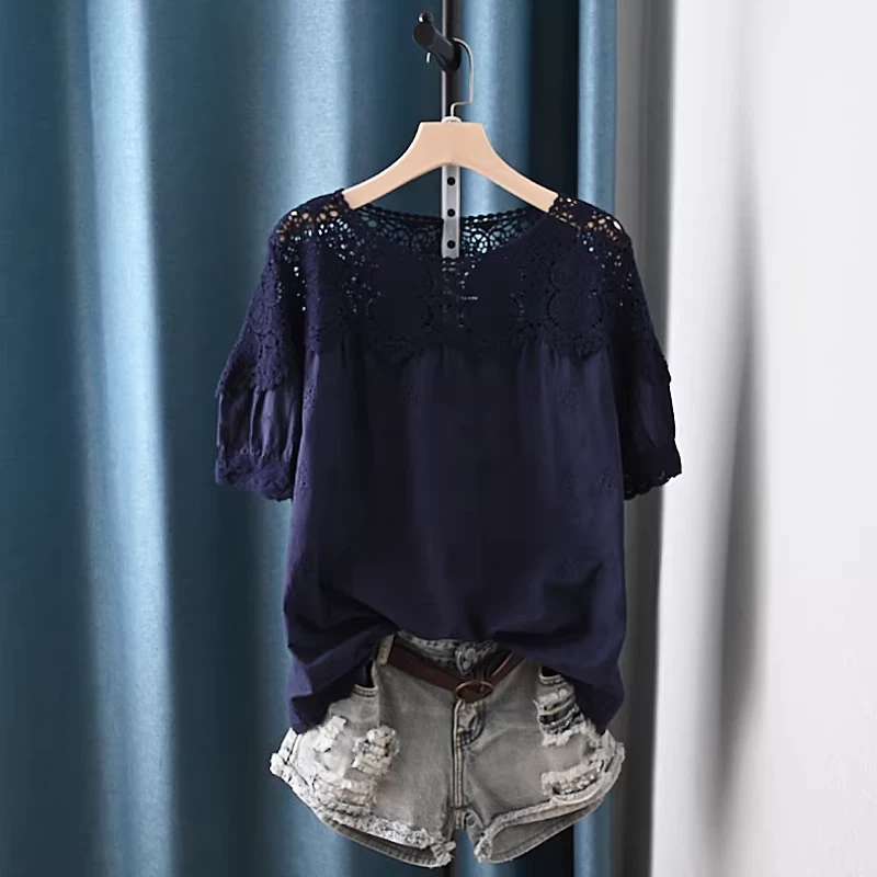 2026 Hollow Out Lace Patchwork - огляд і ціна Japan Summer Clothing Women