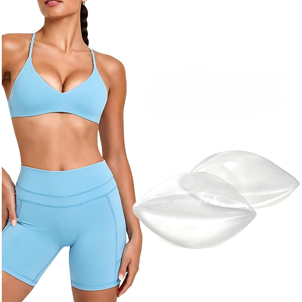 Adhesive Silicone Bra Inserts  - огляд і ціна Bikini Set Push Up