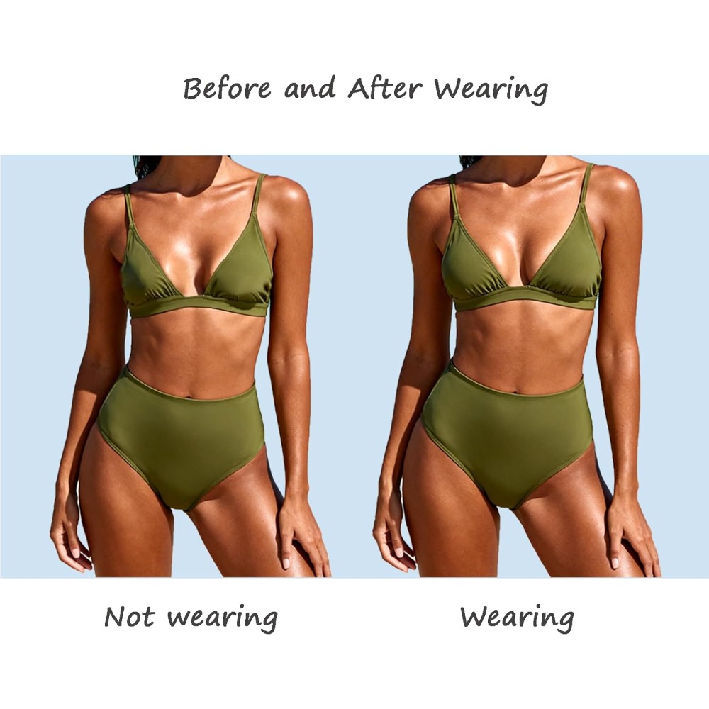 Adhesive Silicone Bra Inserts  - огляд і ціна Bikini Set Push Up