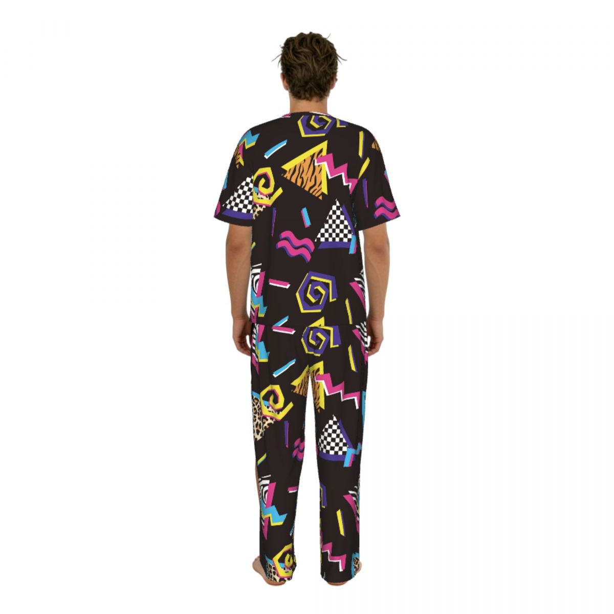 Men Pajamas Suit Short Sleeved - огляд і ціна Summer Clothing Styles Men