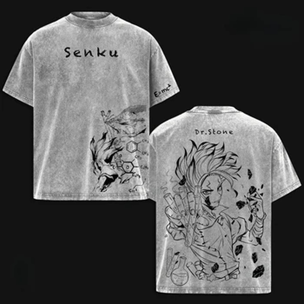 Ishigami Senkuu Dr.STONE T-shi - огляд і ціна Summer Clothing Italy
