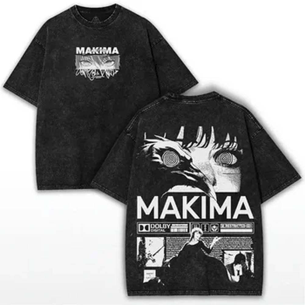 Chainsaw Man Makima Manga T-sh - огляд і ціна Summer Clothing Italy