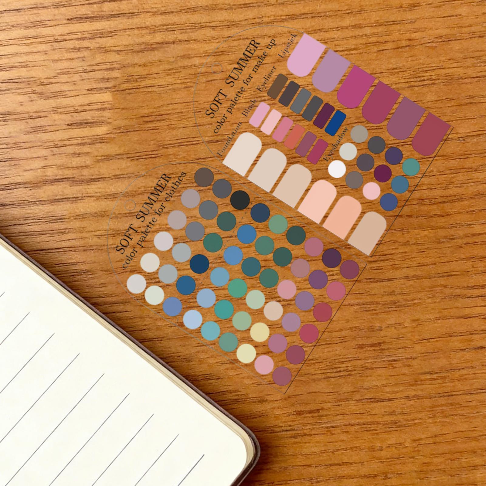 2 Pieces Acrylic Seasonal Pale - огляд і ціна Summer Clothing Palette
