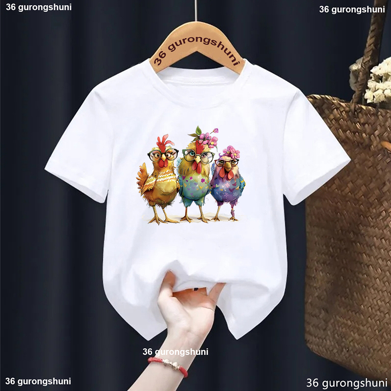 Lovely Chicken Flowers Printed - огляд і ціна Summer Loving Kids Clothing