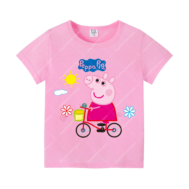 Kids Girl Cute Cotton T-shirt  - огляд і ціна Summer Kids Clothing