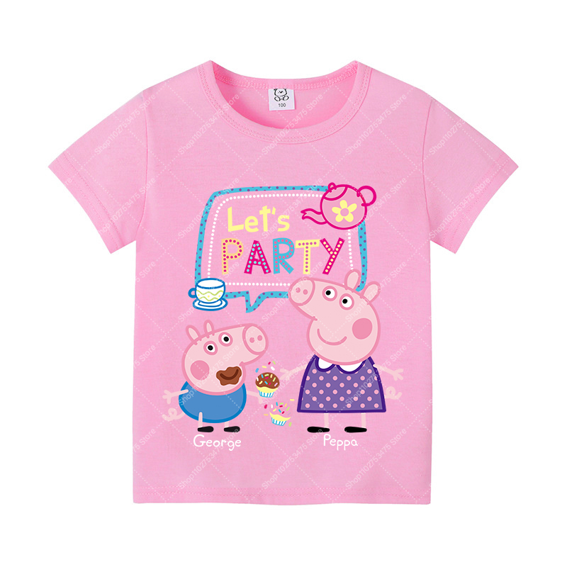 Kids Girl Cute Cotton T-shirt  - огляд і ціна Summer Kids Clothing