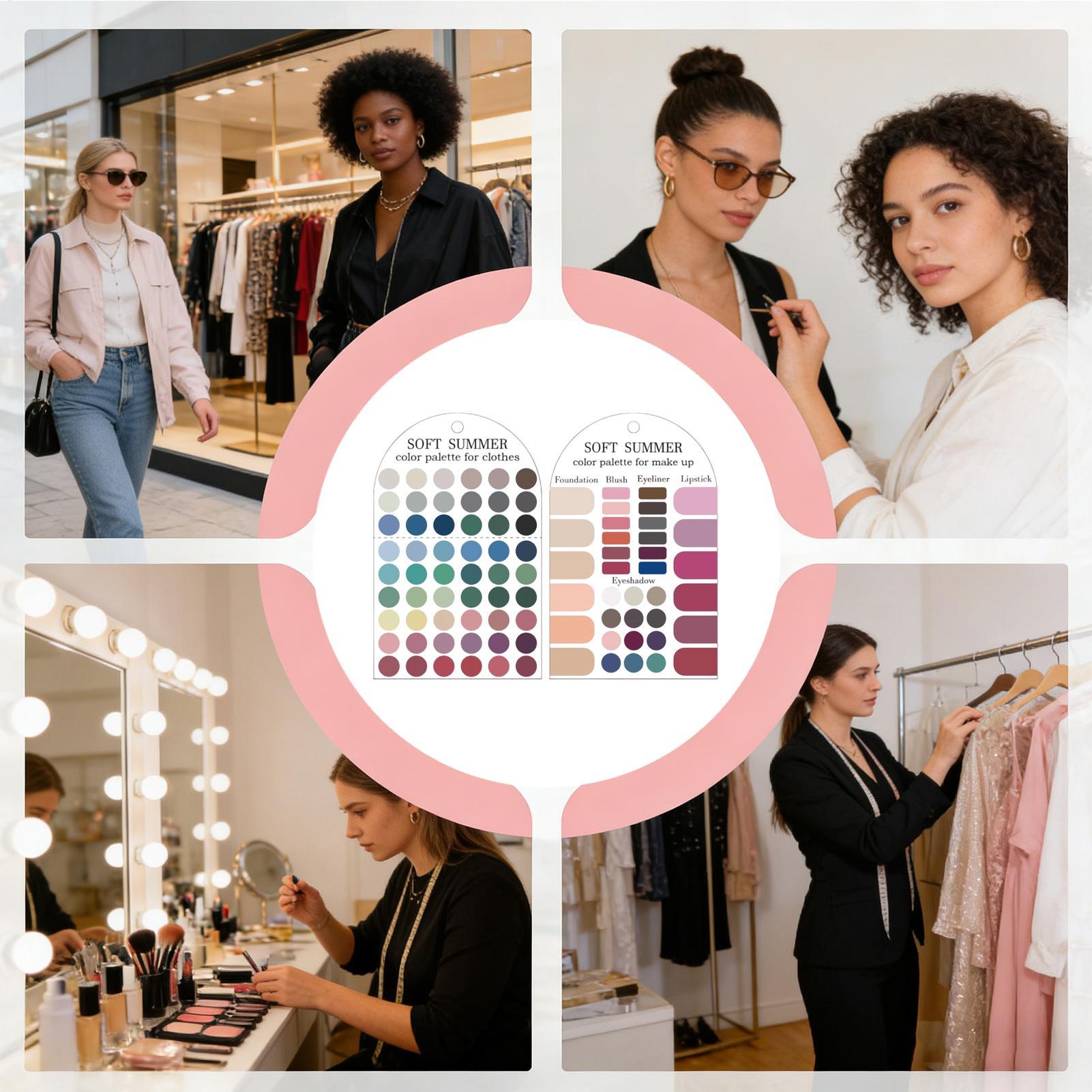 Soft Summer Color Palette Card - огляд і ціна Summer Clothing Palette