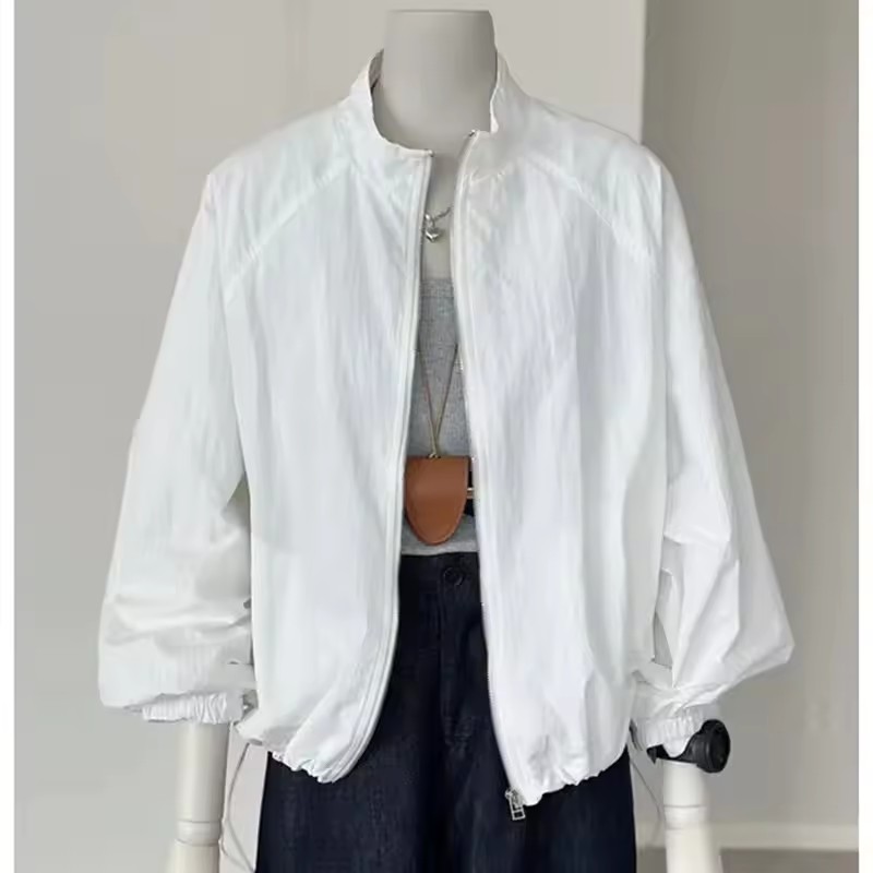 Korean Women Long Sleeved Suns - огляд і ціна Crew Clothing Summer Jacket