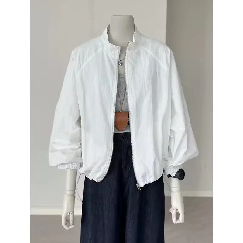 Korean Women Long Sleeved Suns - огляд і ціна Crew Clothing Summer Jacket