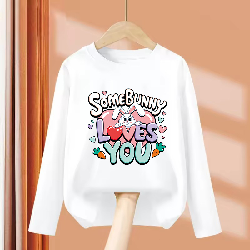 Long Sleeve Cute Rabbit Love H - огляд і ціна Summer Loving Kids Clothing