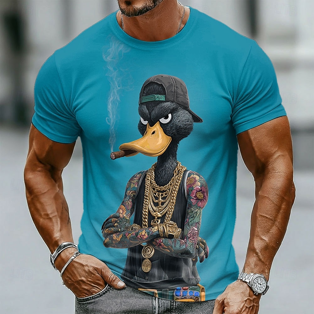 Funny 3D Grumpy Black Duck in  - огляд і ціна Crew Clothing Summer Jacket