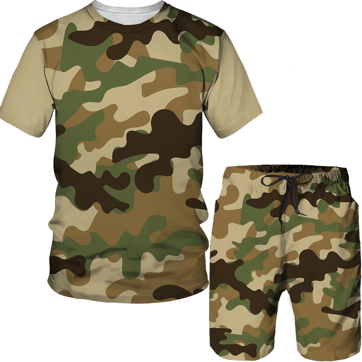 Camouflage Men's Suits Camo 3D - огляд і ціна Summer Clothing Outfits