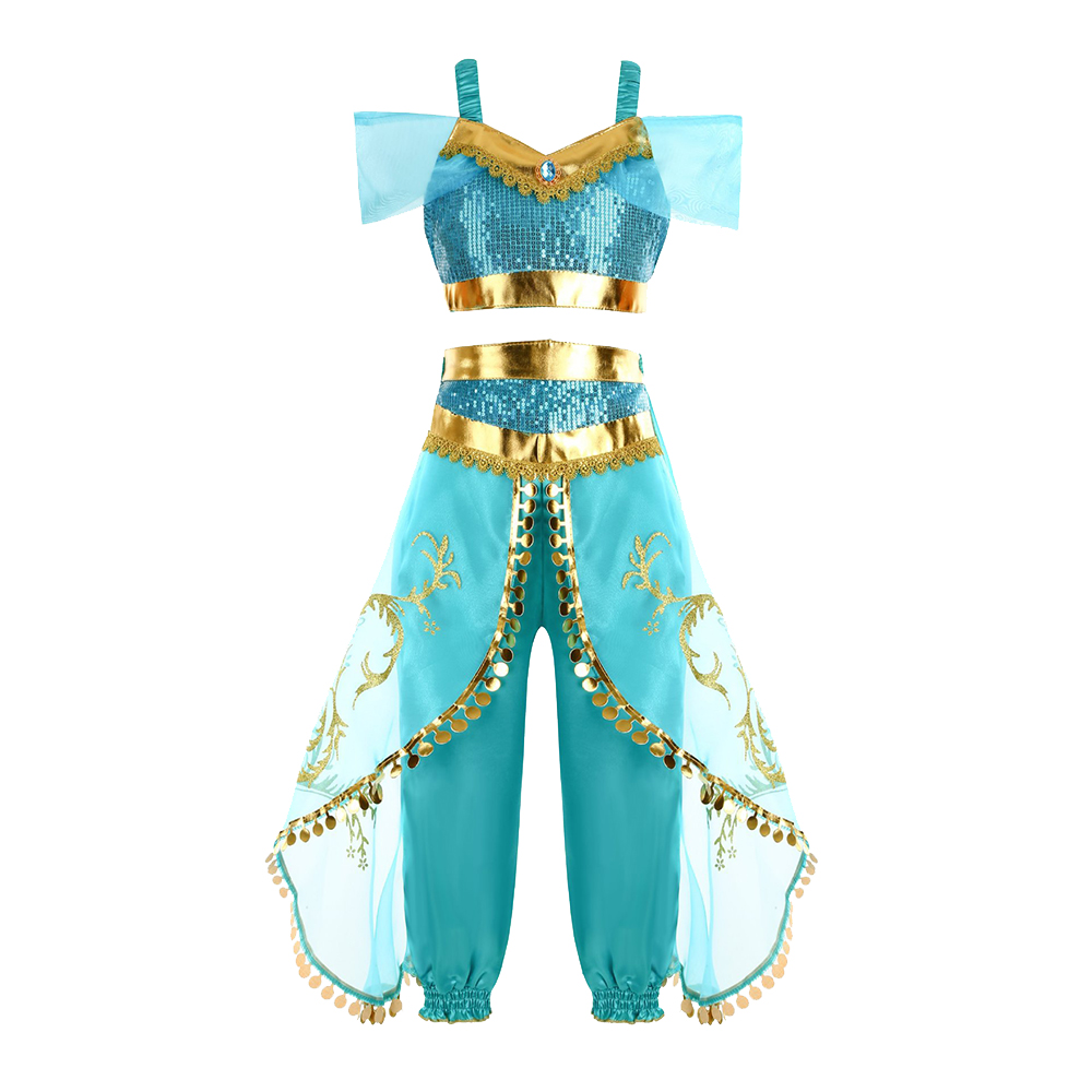 Girls Jasmine Fantasy Costume  - огляд і ціна Summer Kids Clothing