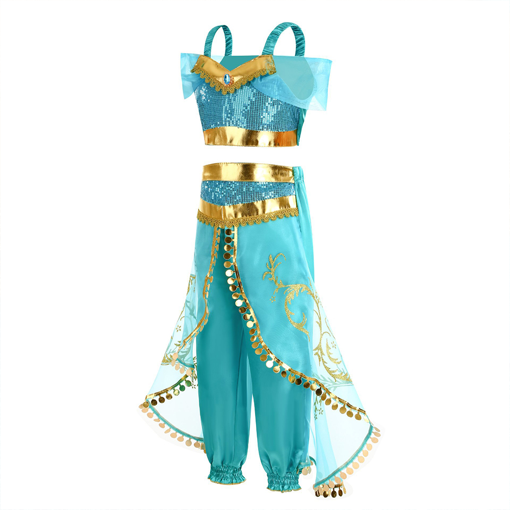 Girls Jasmine Fantasy Costume  - огляд і ціна Summer Kids Clothing