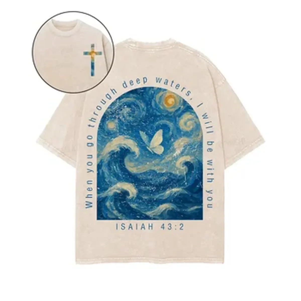 Butterfly Art Printed T-shirt  - огляд і ціна Summer Clothing Italy