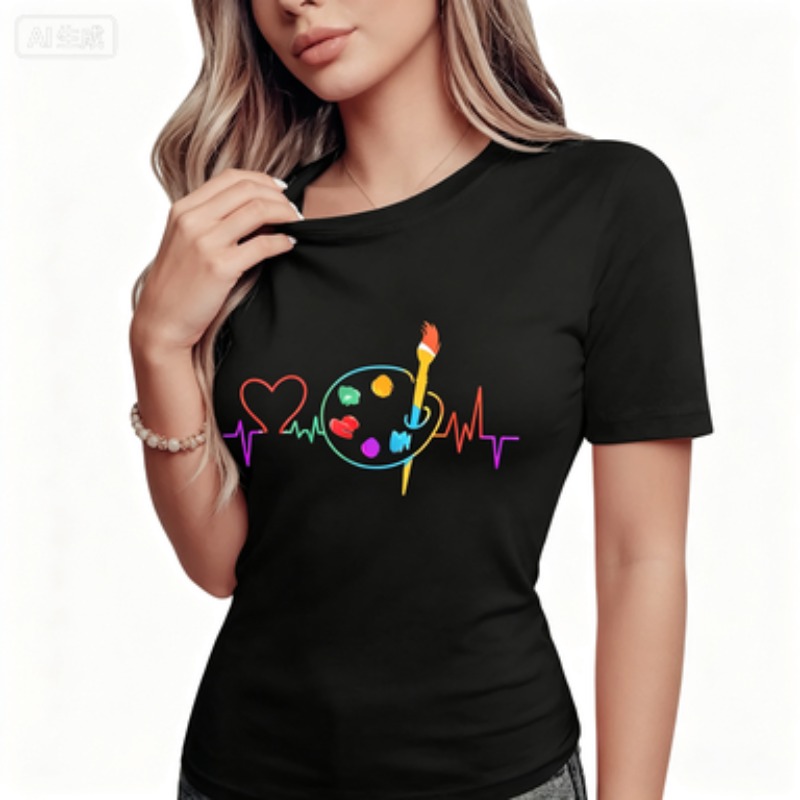 Colorful Geometric Women's Cas - огляд і ціна Summer Clothing Palette