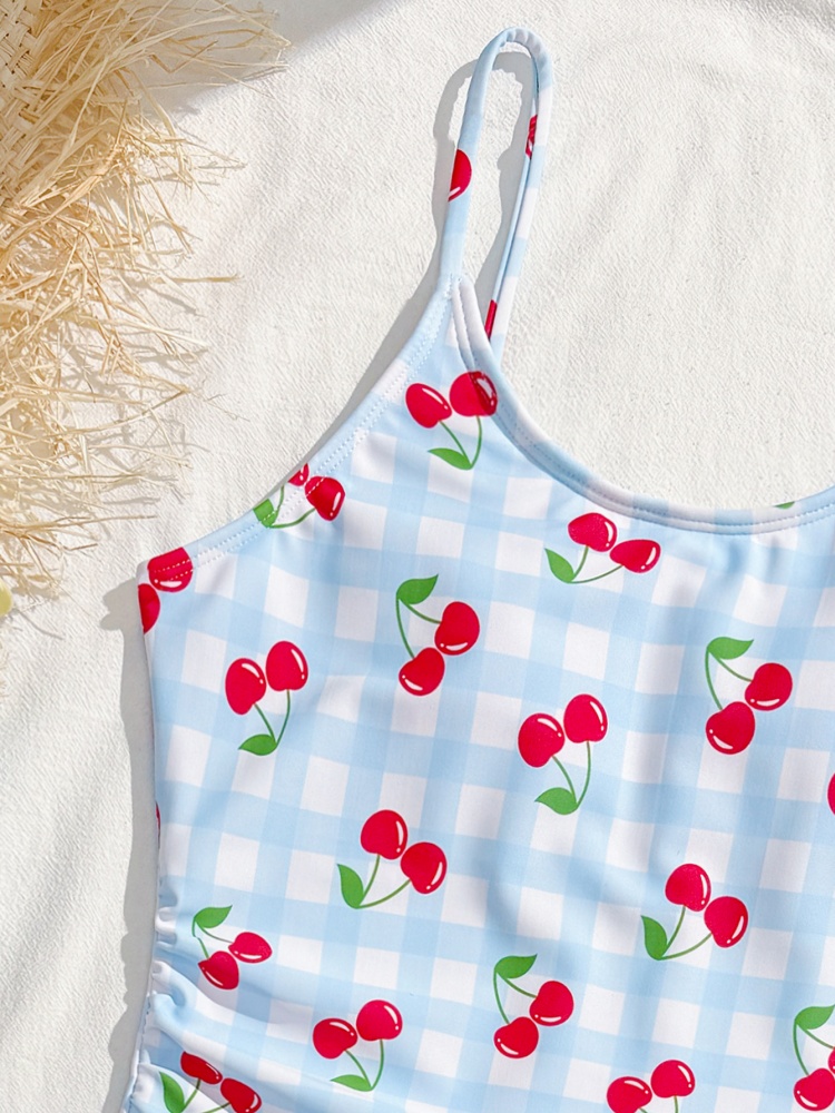 One Piece Girls Kids Swimsuit  - огляд і ціна Swim Cover Up Mesh
