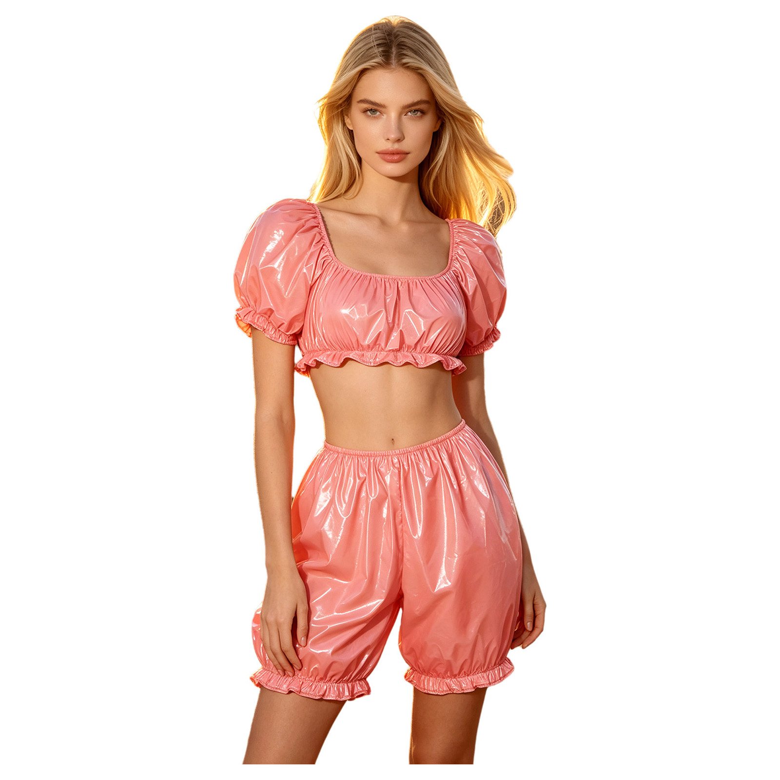 Womens Wet Look PU Leather Clu - огляд і ціна Summer Clothing Outfits