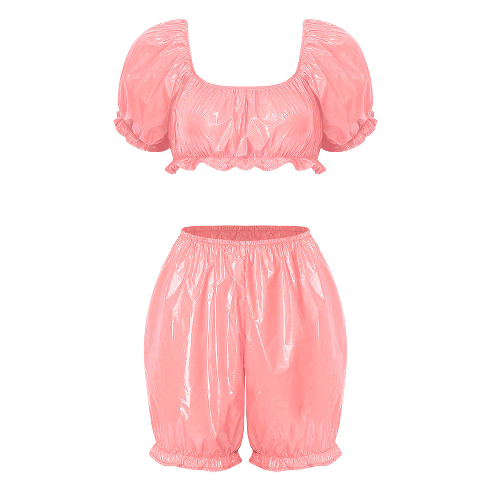 Womens Wet Look PU Leather Clu - огляд і ціна Summer Clothing Outfits