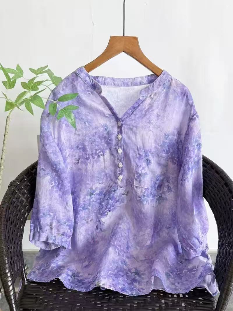 100% Ramie shirts for women su - огляд і ціна Japan Summer Clothing Women