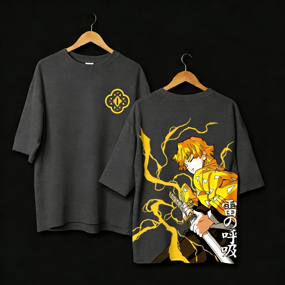 Plus Size Demon Slayer Anime P - огляд і ціна Summer Clothing Styles Men
