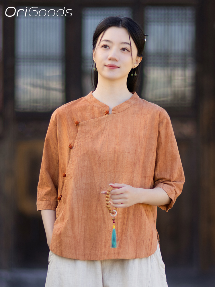 OriGoods Tie Dye Shirt Woman R - огляд і ціна Japan Summer Clothing Women