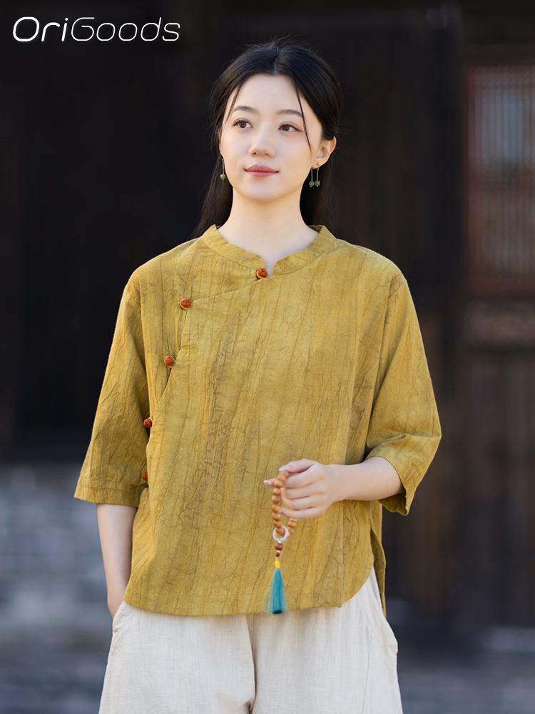 OriGoods Tie Dye Shirt Woman R - огляд і ціна Japan Summer Clothing Women