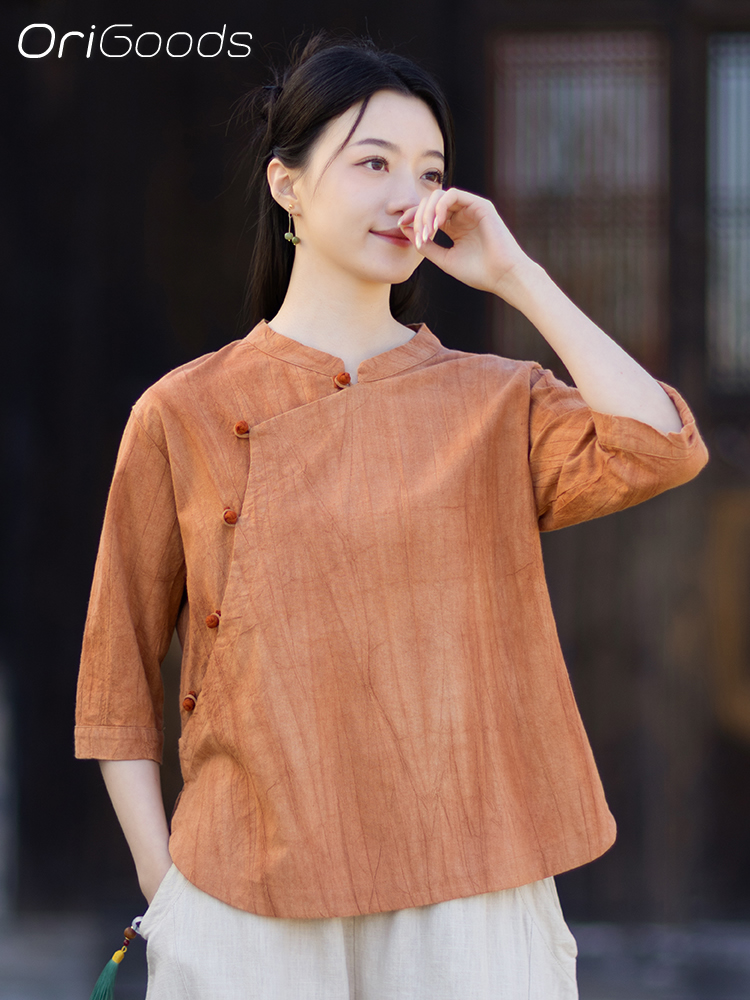 OriGoods Tie Dye Shirt Woman R - огляд і ціна Japan Summer Clothing Women