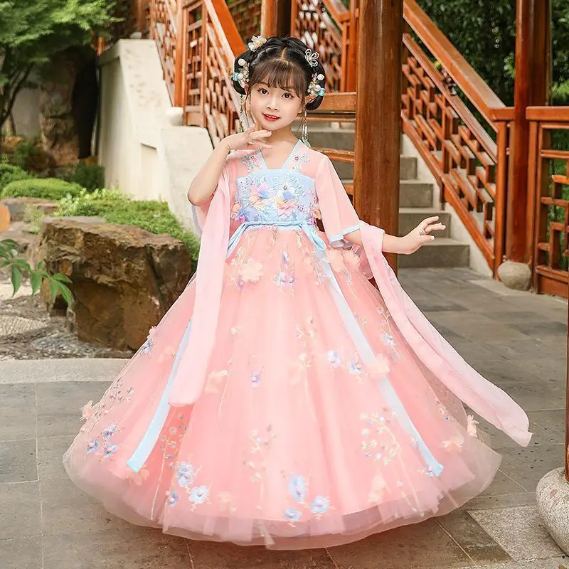 Summer Children Hanfu Dresses  - огляд і ціна Summer Clothing Baby Girl